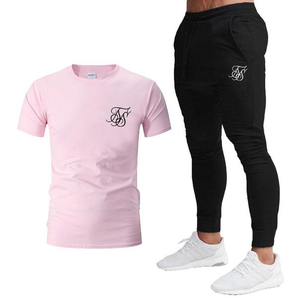 men's tracksuits 2021 summer brand sportswear cotton short-sleeved t-shirt + pants two-piece jogging fitness fashion casual, Gray
men's tracksuits 2021 summer brand sportswear cotton short-sleeved t-shirt + pants two-piece jogging fitness fashion casual, Gray