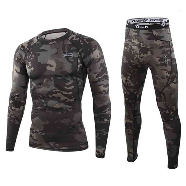 men's thermal underwear esdy camouflage set long johns men functional training camo sports fitness run tracksuit wfa7, Black;white
men's thermal underwear esdy camouflage set long johns men functional training camo sports fitness run tracksuit wfa7, Black;white