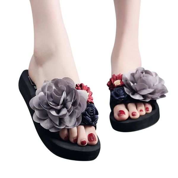slippers summer women shoes seaside vacation flat woman flower flip flops beach zapatos mujer kapcie, Black
slippers summer women shoes seaside vacation flat woman flower flip flops beach zapatos mujer kapcie, Black