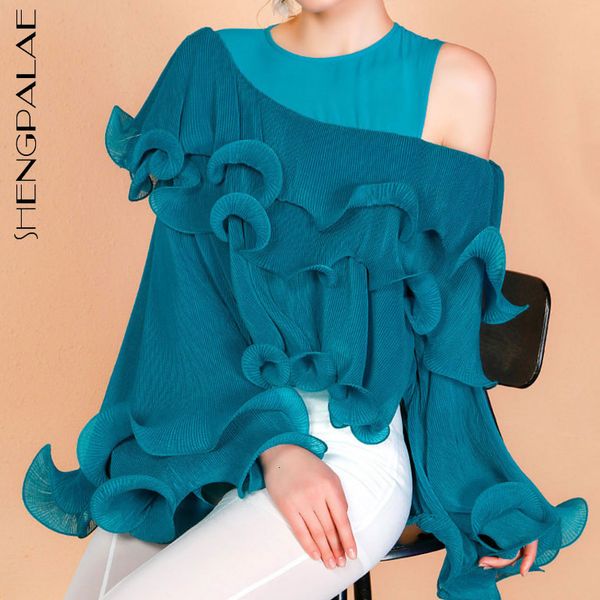 women's blouses & shirts elegant spliced ruffles blouse summer fashion pullover long sleeve casual t-shirt female 5c717 4xlt, White
women's blouses & shirts elegant spliced ruffles blouse summer fashion pullover long sleeve casual t-shirt female 5c717 4xlt, White
