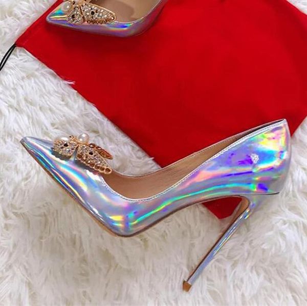 dress shoes shiny pumps 12cm high heel patent leather pu bow pearl women stilettos pointed toe 10cm work concise daily wear qp145 roviciya, Black
dress shoes shiny pumps 12cm high heel patent leather pu bow pearl women stilettos pointed toe 10cm work concise daily wear qp145 roviciya, Black