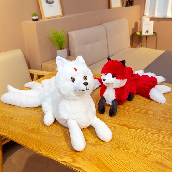 Hot Cute Soft White Red Nine Tails Fox Plush Toys Stuffed Animals Nine-Tailed Fox Kyuubi Kitsune Dolls Creative Gifts for Girls
Hot Cute Soft White Red Nine Tails Fox Plush Toys Stuffed Animals Nine-Tailed Fox Kyuubi Kitsune Dolls Creative Gifts for Girls