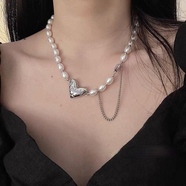 pendant necklaces imitation pearls purple love necklace female ins crystal clavicle chain niche design accessories for women, Silver
pendant necklaces imitation pearls purple love necklace female ins crystal clavicle chain niche design accessories for women, Silver