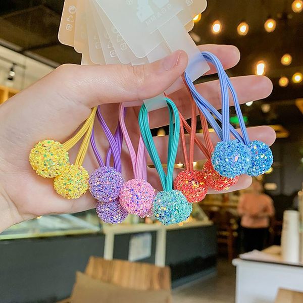 hair accessories 2pcs cute color ball princess headwear kids elastic bands children tie ropes girls headdress, Slivery;white
hair accessories 2pcs cute color ball princess headwear kids elastic bands children tie ropes girls headdress, Slivery;white
