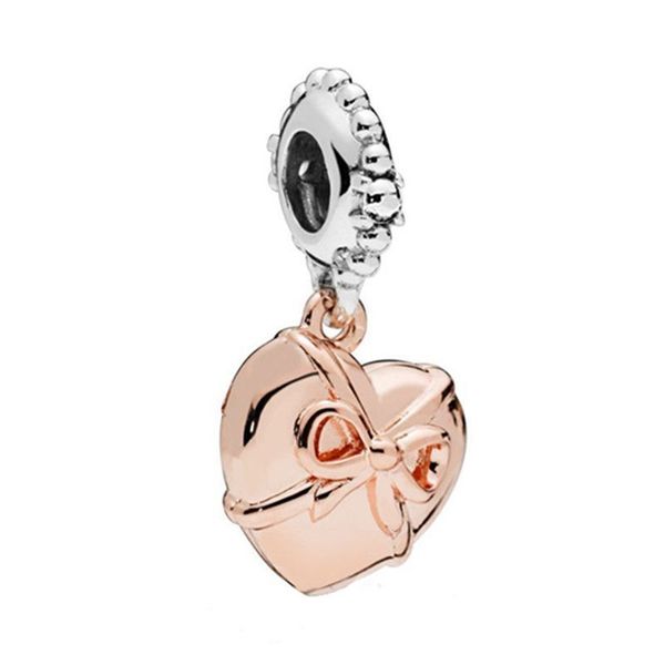 1pcs rose gold heart bow pendant diy beads adapting to original pandora charm bracelet ladies jewelry making gifts, Silver
1pcs rose gold heart bow pendant diy beads adapting to original pandora charm bracelet ladies jewelry making gifts, Silver
