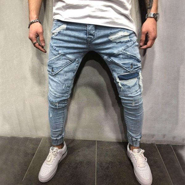 jeans for men 2021 casual skinny pocket sports long denim pants business trousers men's, Blue
jeans for men 2021 casual skinny pocket sports long denim pants business trousers men's, Blue