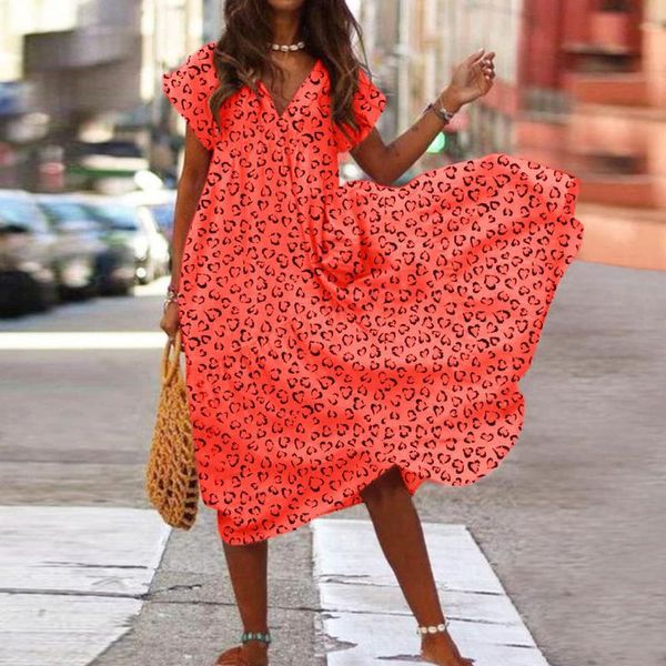 men's jackets fashion leopard print dress 2021 women chiffon loose summer short sleeve irregular bohemian midi dresses robe femme#j30, Black;brown
men's jackets fashion leopard print dress 2021 women chiffon loose summer short sleeve irregular bohemian midi dresses robe femme#j30, Black;brown