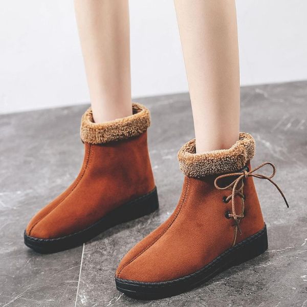 boots women ankle cotton warm fur plush insole shoes woman plus velvet solid color thick casual suede work, Black
boots women ankle cotton warm fur plush insole shoes woman plus velvet solid color thick casual suede work, Black