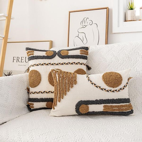 cushion/decorative pillow tassel cushion cover 45x45cm/30x50cm bohemian style tufted pillowcase geometry for bedroom living room sofa home d
cushion/decorative pillow tassel cushion cover 45x45cm/30x50cm bohemian style tufted pillowcase geometry for bedroom living room sofa home d