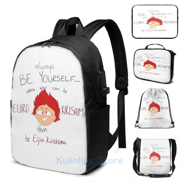 backpack funny graphic print be yourself unless (eijiro) usb charge men school bags women bag travel laptop
backpack funny graphic print be yourself unless (eijiro) usb charge men school bags women bag travel laptop