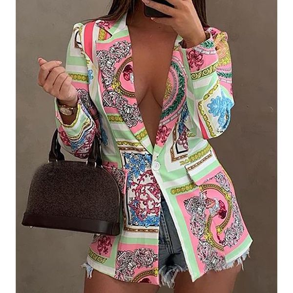 women's suits & blazers vintage scarf printe women blazer 2021 autumn winter fashion long sleeve office ladies casual suit jackets 2xl, White;black
women's suits & blazers vintage scarf printe women blazer 2021 autumn winter fashion long sleeve office ladies casual suit jackets 2xl, White;black