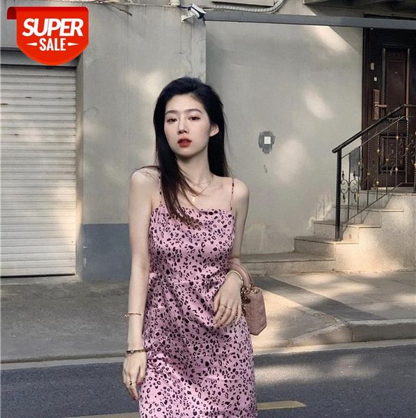 jennie style cute pink leopard print suspender skirt elastic back thin drape dress #rb5j, Black;gray
jennie style cute pink leopard print suspender skirt elastic back thin drape dress #rb5j, Black;gray