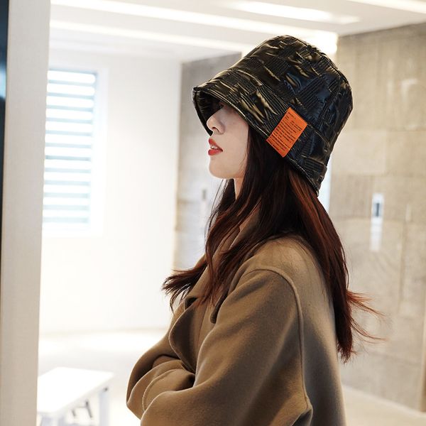 female autumn and winter down proof basin punk electronic future wind label fisherman's hat net red tide brand bucket
female autumn and winter down proof basin punk electronic future wind label fisherman's hat net red tide brand bucket