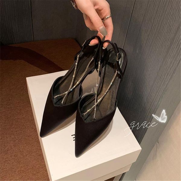 sandals kmeioo fashion satin jewel flat shoes woman pointed toe crystal cross strap flats for women dress, Black
sandals kmeioo fashion satin jewel flat shoes woman pointed toe crystal cross strap flats for women dress, Black