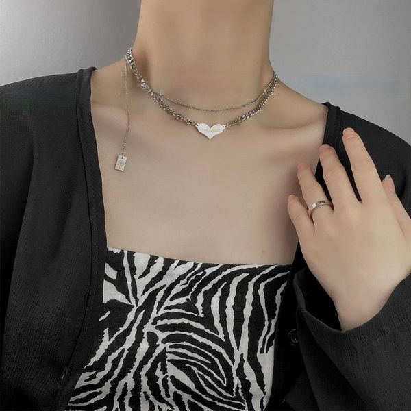pendant necklaces u-magical punk sweet multlayer love heart mix chunky chain chokers necklace for women letter asymmetry jewellery, Silver
pendant necklaces u-magical punk sweet multlayer love heart mix chunky chain chokers necklace for women letter asymmetry jewellery, Silver
