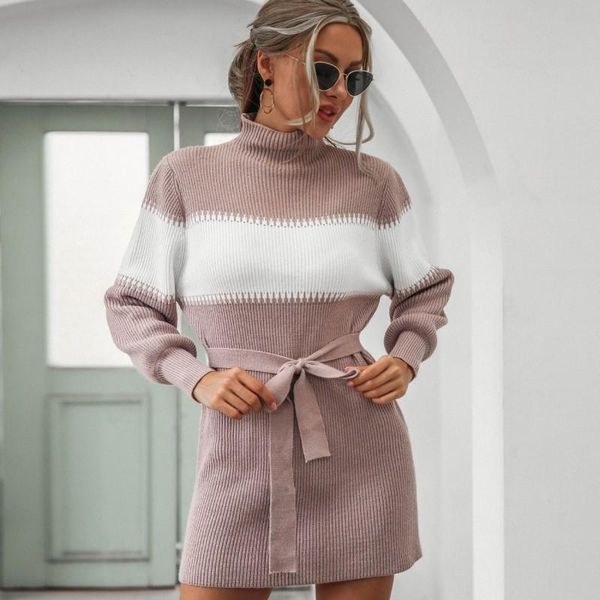 turtleneck stripe knitted sweater dresses women long sleeve straight mini dress autumn winter steet style casual vestidos, Black;gray
turtleneck stripe knitted sweater dresses women long sleeve straight mini dress autumn winter steet style casual vestidos, Black;gray