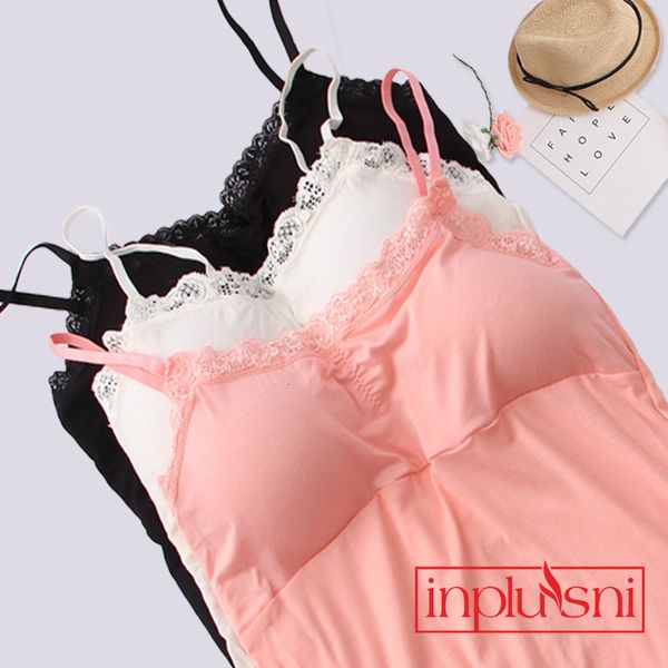 camisoles & tanks inplusni women vest lace camisole modal with padding condole fashion female noym, Black;white
camisoles & tanks inplusni women vest lace camisole modal with padding condole fashion female noym, Black;white