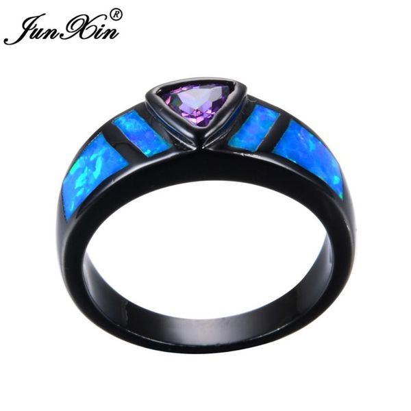 purple geometric ring blue fire opal black gold filled jewelry vintage wedding engagement rings for men and women, Slivery;golden
purple geometric ring blue fire opal black gold filled jewelry vintage wedding engagement rings for men and women, Slivery;golden