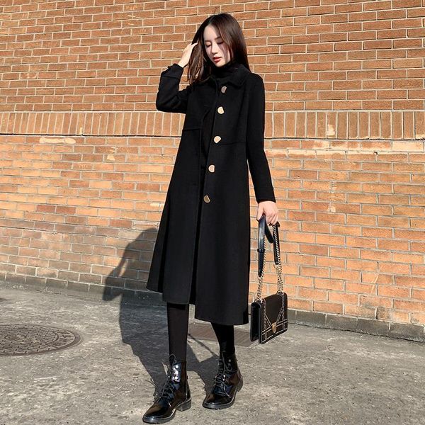 women's vests autumn and winter fashion female hepburn over the knee woolen coat medium long lady black wool, Black;white
women's vests autumn and winter fashion female hepburn over the knee woolen coat medium long lady black wool, Black;white