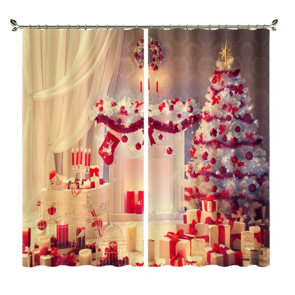 curtain & drapes white christmas tree with red light ball custom blackout bedroom living room decoration window
curtain & drapes white christmas tree with red light ball custom blackout bedroom living room decoration window