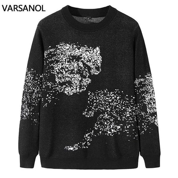black man sweater fahsion pullover cotton men 3d pattern horse sweater korean clothes for men pull homme long sleeve coats 210601, White;black
black man sweater fahsion pullover cotton men 3d pattern horse sweater korean clothes for men pull homme long sleeve coats 210601, White;black