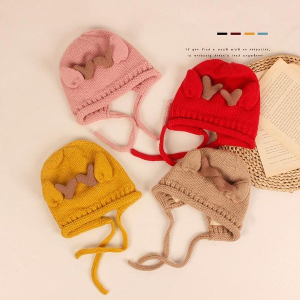 caps & hats cute christmas antlers baby hat winter autumn crochet ear protection outdoor thick warm children cap beanie, Yellow
caps & hats cute christmas antlers baby hat winter autumn crochet ear protection outdoor thick warm children cap beanie, Yellow