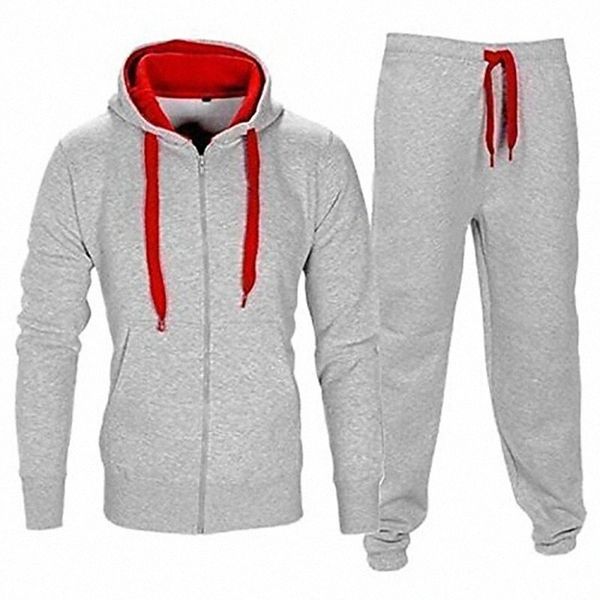 mens full zip up contrast cord fleece tracksuit hoodie jogging joggers gym suit casual sportwear drawstring hoodies sets c7r2#, Gray
mens full zip up contrast cord fleece tracksuit hoodie jogging joggers gym suit casual sportwear drawstring hoodies sets c7r2#, Gray