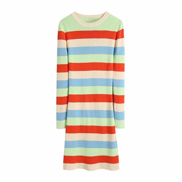 casual dresses woman sweet colorful slim knitted short dress 2021 autumn female patchwork elasticity mini ladies long sleeve, Black;gray
casual dresses woman sweet colorful slim knitted short dress 2021 autumn female patchwork elasticity mini ladies long sleeve, Black;gray