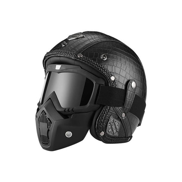german pu leather vintage 3/4 motorcycle helmet casco moto bike with sun visor retro chopper bobber cafe racer dot helmets
german pu leather vintage 3/4 motorcycle helmet casco moto bike with sun visor retro chopper bobber cafe racer dot helmets