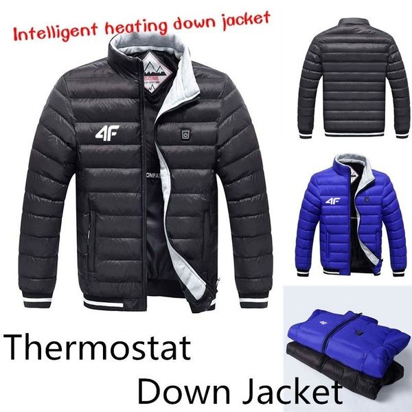 winter men's usb smart heating down 2021 new stand-up collar thickened snow suit casual warm cotton jacket, Black
winter men's usb smart heating down 2021 new stand-up collar thickened snow suit casual warm cotton jacket, Black