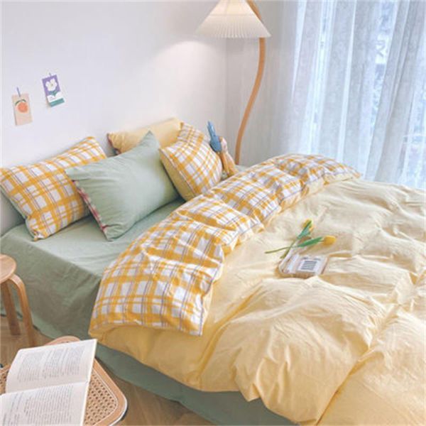 bedding sets nordic plaid duvet cover pillowcase bed sheet 150 single double king modern set black white geometric bedclothes
bedding sets nordic plaid duvet cover pillowcase bed sheet 150 single double king modern set black white geometric bedclothes