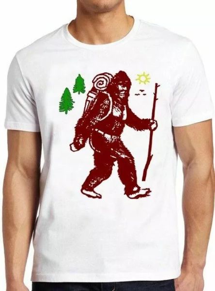 bigfoot funny camping sasquatch backpacking hiking vintage gift tee t shirt 4100, White;black 
bigfoot funny camping sasquatch backpacking hiking vintage gift tee t shirt 4100, White;black