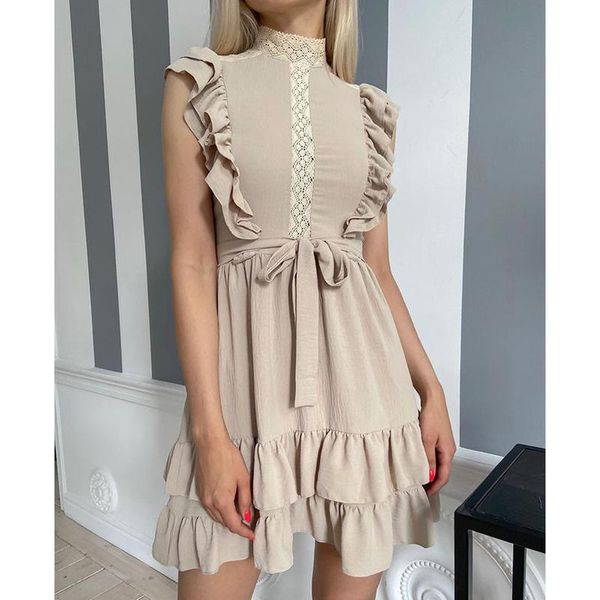 casual dresses agong summer solid tie belt women fashion collected waisted dress elegant patchwork female ladies, Black;gray
casual dresses agong summer solid tie belt women fashion collected waisted dress elegant patchwork female ladies, Black;gray