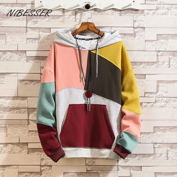 men's hoodies & sweatshirts nibesser man 2021 fleece sweatshirt harajuku loose streetwear autumn spring o neck pullover hoody clothing, Black
men's hoodies & sweatshirts nibesser man 2021 fleece sweatshirt harajuku loose streetwear autumn spring o neck pullover hoody clothing, Black