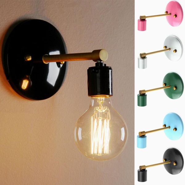wall lamp e27 colorful industrial metal vintage light sconce holder fixtures restaurant hallway coffee shop home decor
wall lamp e27 colorful industrial metal vintage light sconce holder fixtures restaurant hallway coffee shop home decor