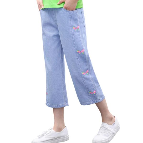 jeans for girl solid color children's summer kids casual style clothes 6 8 10 12 14, Blue
jeans for girl solid color children's summer kids casual style clothes 6 8 10 12 14, Blue