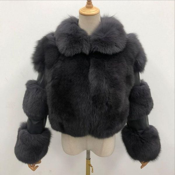 women's fur & faux especially female coat jacket 2021 fluffy designer european and american trends street fashion leather women, Black
women's fur & faux especially female coat jacket 2021 fluffy designer european and american trends street fashion leather women, Black