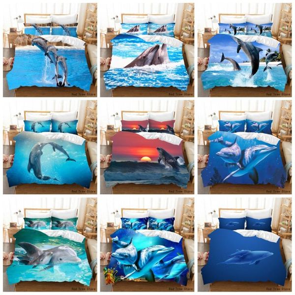 bedding set dolphin blue sea printed bed linen animal pattern polyester duvet cover 2/3 piece single double size bedcloth sets
bedding set dolphin blue sea printed bed linen animal pattern polyester duvet cover 2/3 piece single double size bedcloth sets