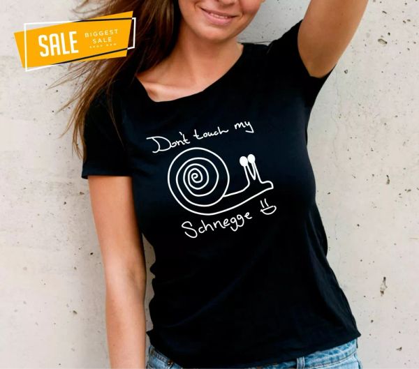SALE schnegge Don 't touch Ladies T-Shirt L Do not Touch Funny Snail, Mainly pictures
SALE schnegge Don 't touch Ladies T-Shirt L Do not Touch Funny Snail, Mainly pictures