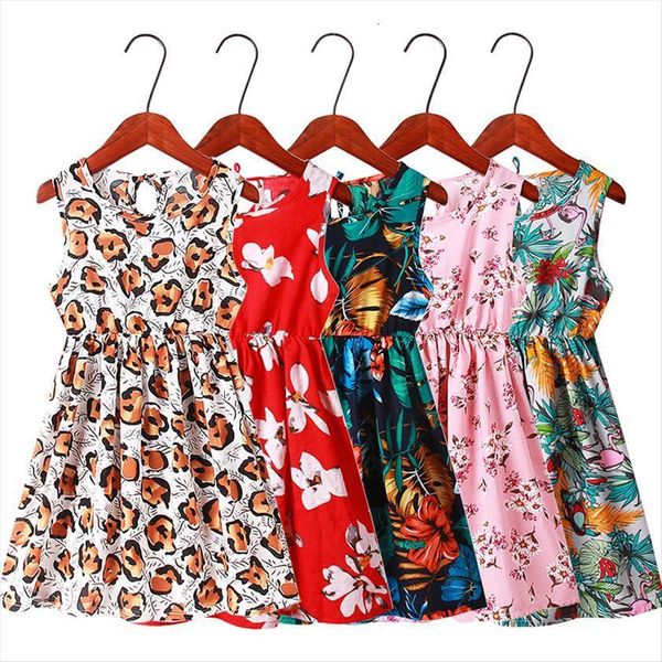 summer girls european style girl dress big fashion flower animal vest for kids, Red;yellow
summer girls european style girl dress big fashion flower animal vest for kids, Red;yellow