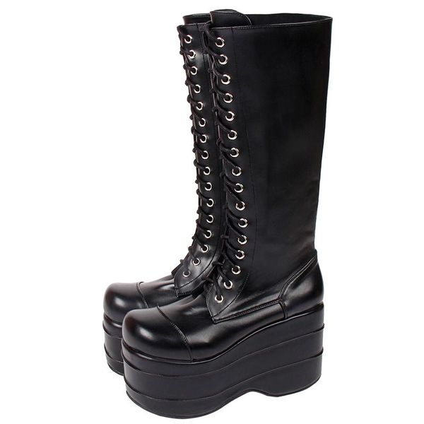 boots angelic imprint women motorcycle cool punk lady lolita shoes woman high wedges heels pumps platform style, Black
boots angelic imprint women motorcycle cool punk lady lolita shoes woman high wedges heels pumps platform style, Black