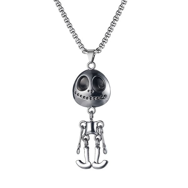 couples sweater necklace pendants mens womens alien skeleton tag sliver stainless steel choker hip pop strings fashion jewelrys to boys love, Silver
couples sweater necklace pendants mens womens alien skeleton tag sliver stainless steel choker hip pop strings fashion jewelrys to boys love, Silver