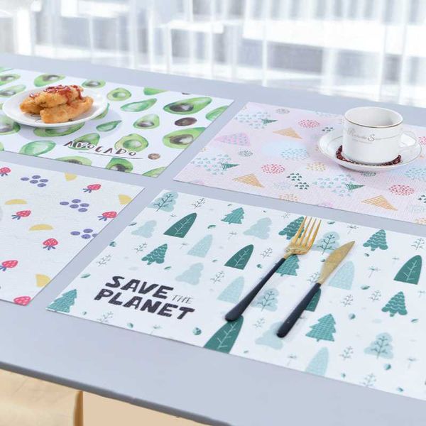 table runner 4/8/10 pcs cartoon fruit plants tableware pad illustration pvc mats coasters mantel dining placemats kitchen decor
table runner 4/8/10 pcs cartoon fruit plants tableware pad illustration pvc mats coasters mantel dining placemats kitchen decor