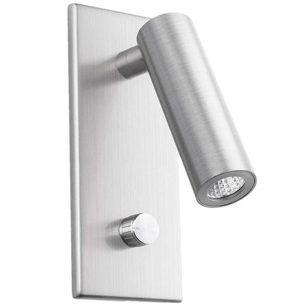 wall lamp ch reading headboard bedside light with twist switch dimmable adjustable spotlight brushed nickel led 4.5w
wall lamp ch reading headboard bedside light with twist switch dimmable adjustable spotlight brushed nickel led 4.5w