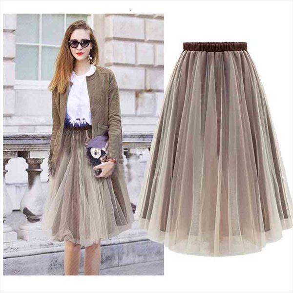 2016 tulle midi skirts women fasion brown skirt saias femininas formal faldas, Black
2016 tulle midi skirts women fasion brown skirt saias femininas formal faldas, Black