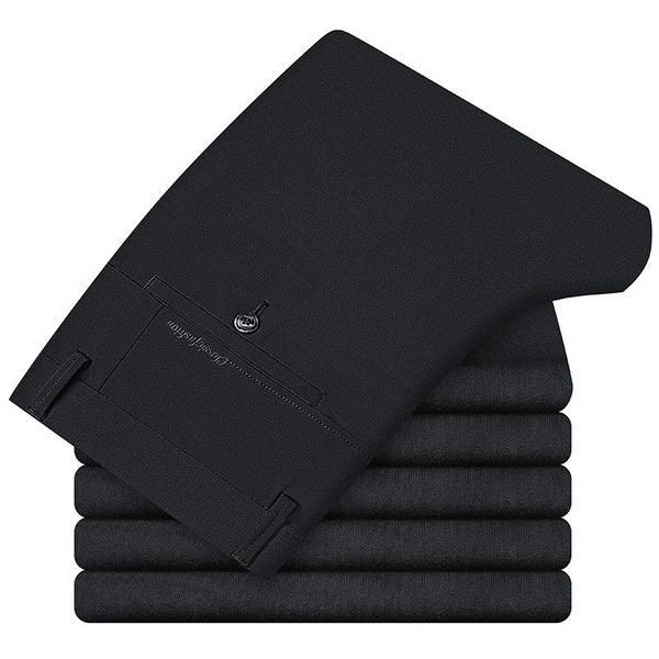 men work long trousers design casual pants cotton slim pant straight fashion business solid black men's
men work long trousers design casual pants cotton slim pant straight fashion business solid black men's