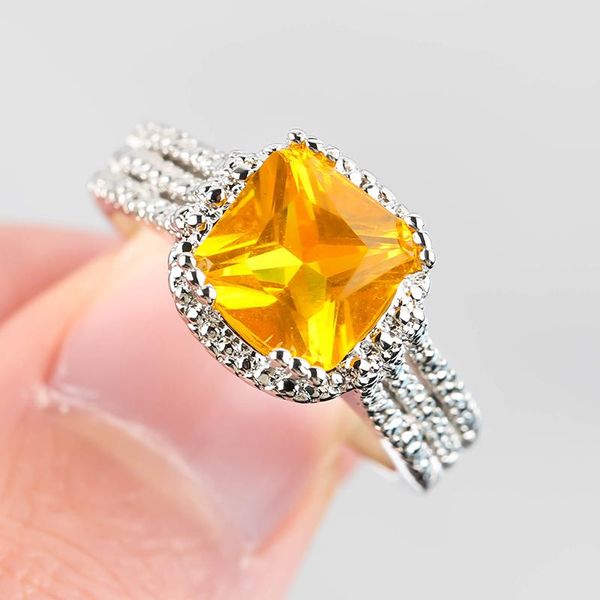 luxury crystal rings for women gift geometric square stone finger ring wedding party jewelry female accessories, Slivery;golden
luxury crystal rings for women gift geometric square stone finger ring wedding party jewelry female accessories, Slivery;golden