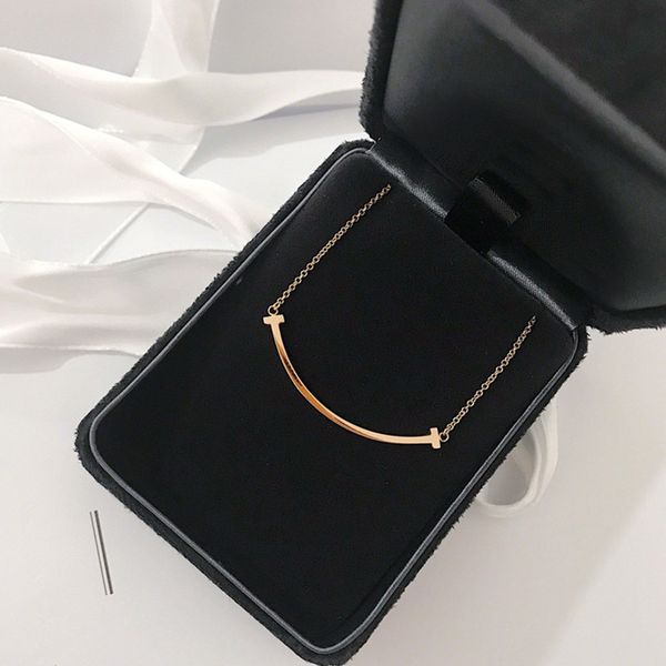 ladies smile sterling silver necklaces strands designer smiley face clavicle necklace 18 k rose gold, Black
ladies smile sterling silver necklaces strands designer smiley face clavicle necklace 18 k rose gold, Black