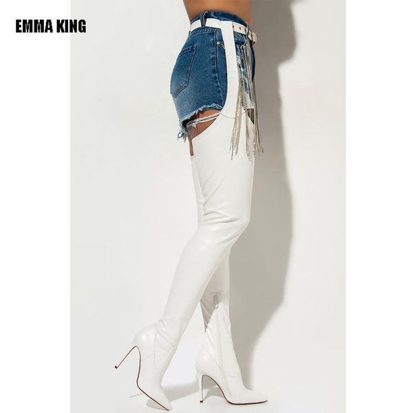boots women fashion white belted crotch thigh high lady pu leather waist over the knee heels shoes, Black
boots women fashion white belted crotch thigh high lady pu leather waist over the knee heels shoes, Black