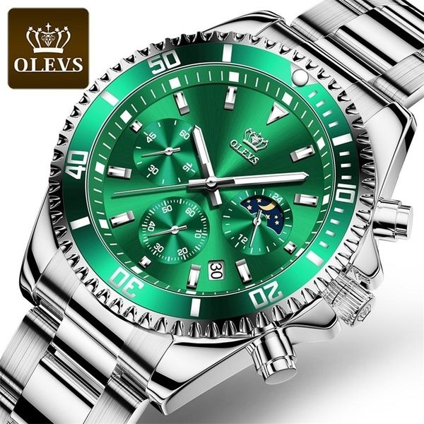 olevs men's watches fashion waterproof quartz wrist watch men brand luxury stainless steel strap sport date clock male 220225, Slivery;brown
olevs men's watches fashion waterproof quartz wrist watch men brand luxury stainless steel strap sport date clock male 220225, Slivery;brown